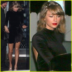 AA Velvet Violette Skater Dress ASO Taylor Swift